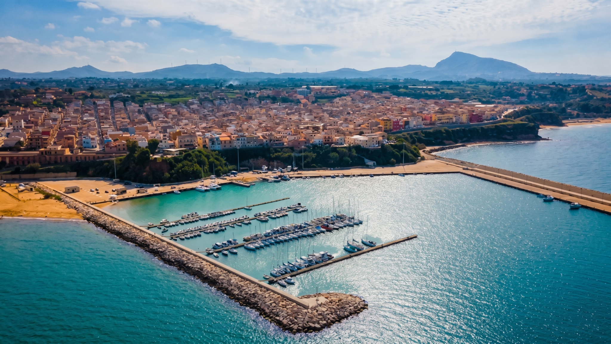 Vista sul Golfo di Castellammare da Balestrate
